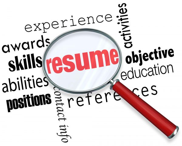 Resume Magnifying Glass